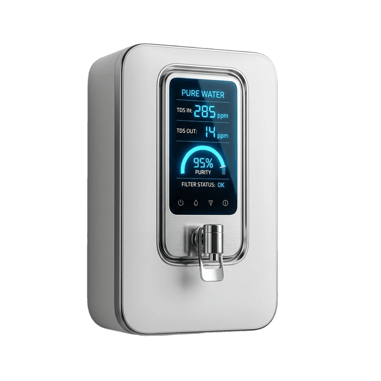 High-performance RimZim RO water purifier showing advanced filtration technology