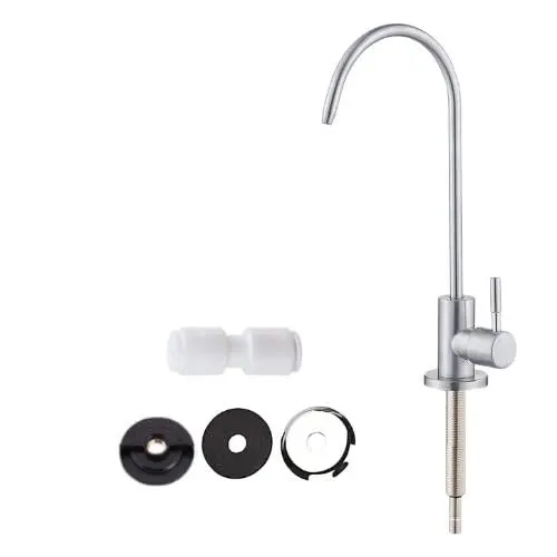 Faucet Tap for Undersink RO Water purifiers, Stainless Steel Kitchen Sink Faucet Tap RO Drinking Water Filter(Chrome Finish)