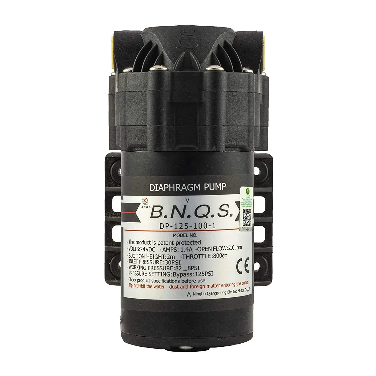 BNQS 100 GPD Pump for Ro Water Purifier Booster Pump - (Black)