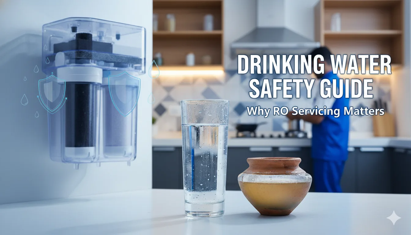 The Complete Truth About Drinking Water Safety & Why Regular RO Servicing is Non-Negotiable