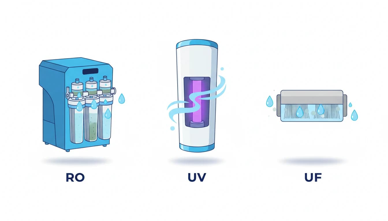 RO vs UV vs UF Water Purifiers: Which One Is Actually Right for Your Home?