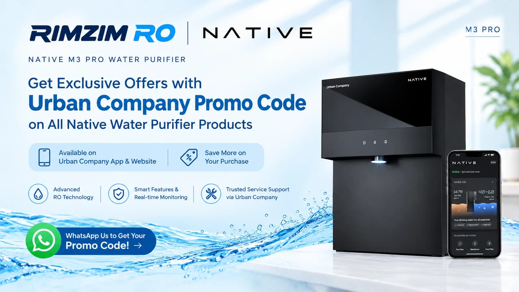 Native Water Purifier Promo Code: Get Offers on Native RO Purifiers